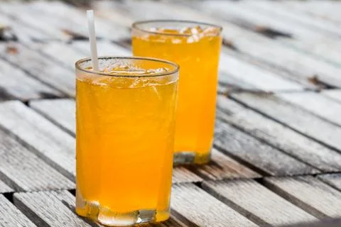 Orange juice Stock Photos