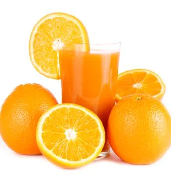 Orange juice Stock Photos
