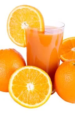 Orange juice Stock Photos