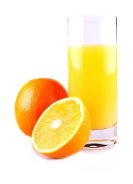 Orange juice Stock Photos