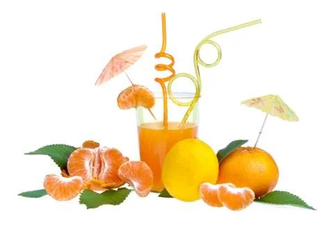 Orange juice Stock Photos
