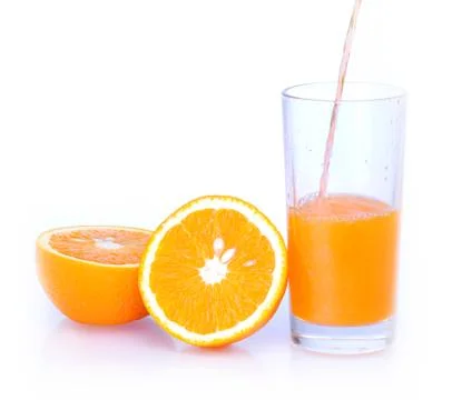 Orange juice Stock Photos