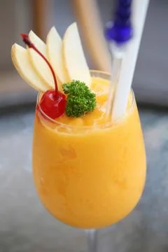Orange juice Stock Photos