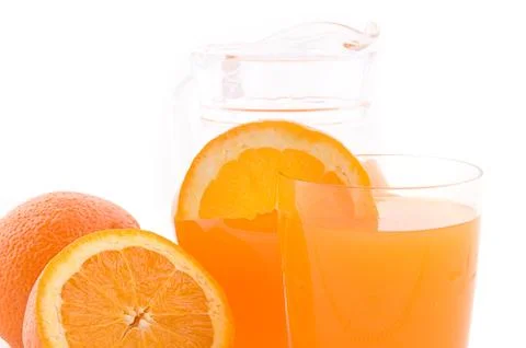 Orange juice Foto stock