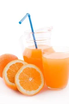 Orange juice Stock Photos