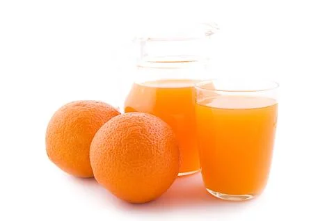 Orange juice Stock Photos