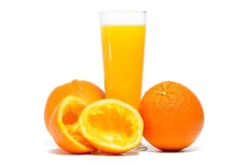Orange juice Stock Photos