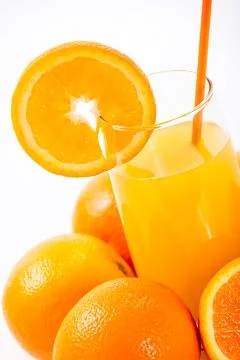 Orange juice. Stock Photos