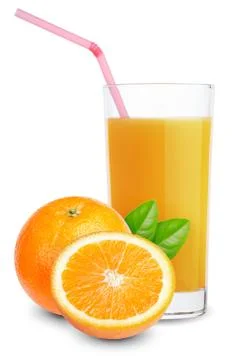 Orange juice Stock Photos