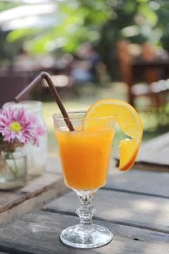 Orange juice Stock Photos