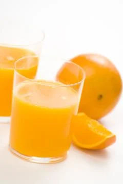 Orange juice Stock Photos