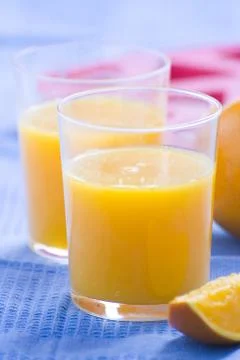 Orange juice Stock Photos