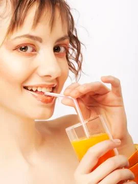 Orange juice Stock Photos