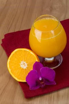 Orange juice Stock Photos