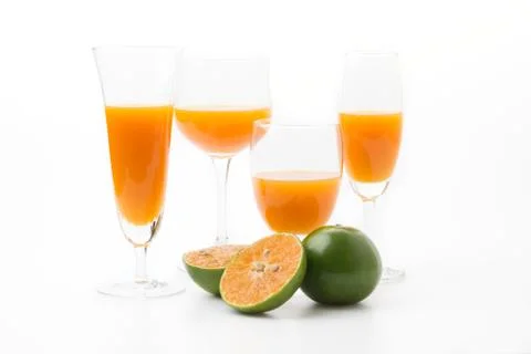 Orange juice Stock Photos