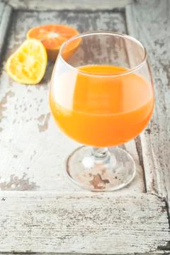 Orange juice Stock Photos