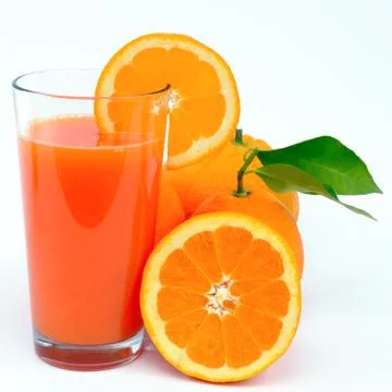 Orange juice Foto stock