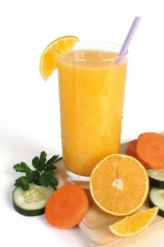 Orange juice Stock Photos