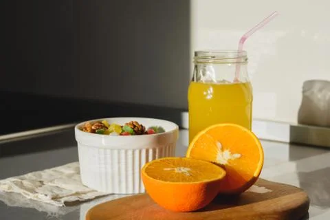 Orange juice Stock Photos