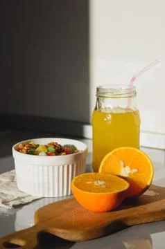 Orange juice Stock Photos