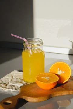 Orange juice Stock Photos