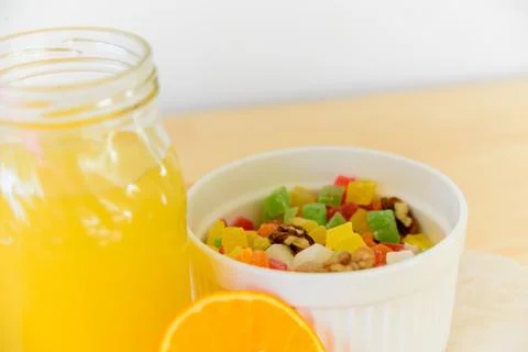 Orange juice Stock Photos