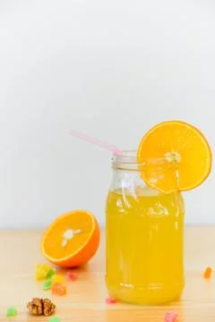 Orange juice Stock Photos
