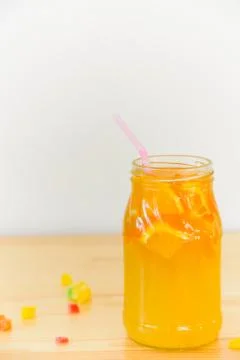 Orange juice Stock Photos