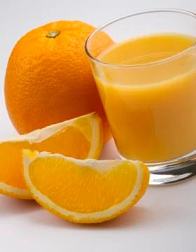 Orange juice Stock Photos