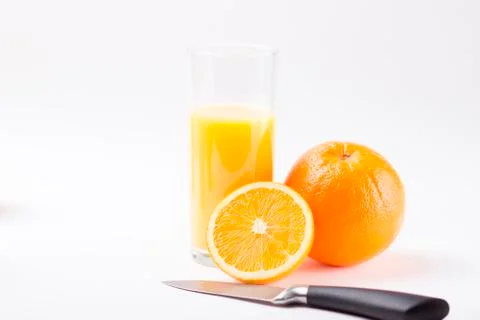 Orange juice Stock Photos