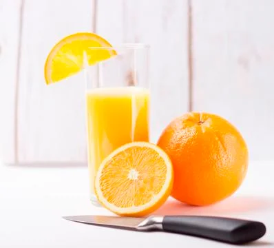 Orange juice Stock Photos