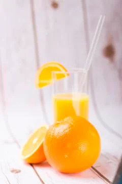 Orange juice Stock Photos