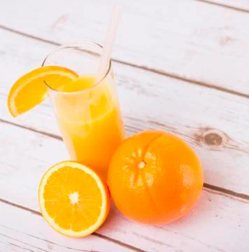 Orange juice Stock Photos
