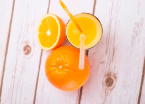 Orange juice Stock Photos