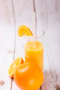 Orange juice Stock Photos