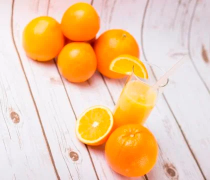 Orange juice Stock Photos