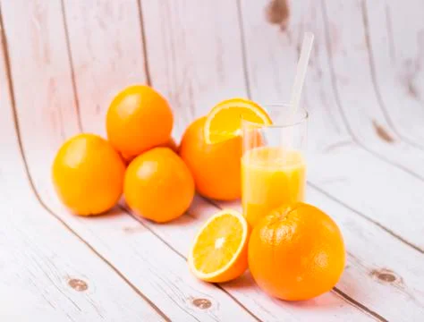 Orange juice Stock Photos