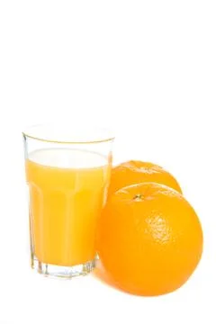 Orange juice Stock Photos