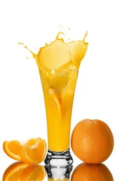 Orange juice Stock Photos