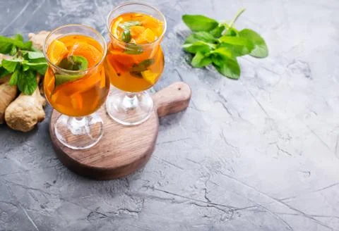 Orange juice Foto stock