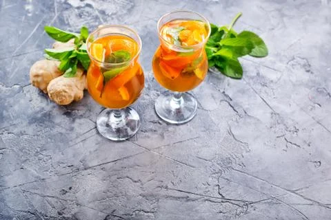 Orange juice Foto stock
