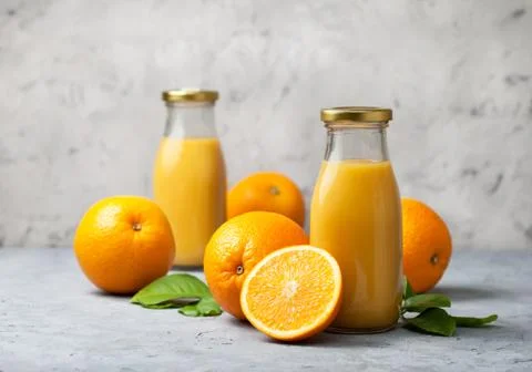 Orange juice Stock Photos