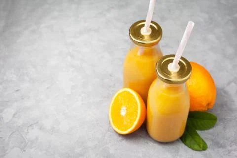Orange juice Stock Photos