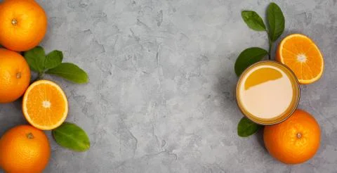 Orange juice Stock Photos