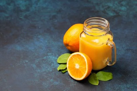 Orange juice Stock Photos
