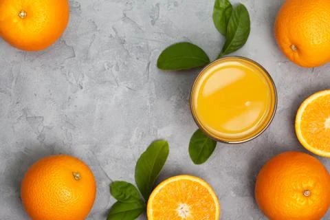 Orange juice Stock Photos