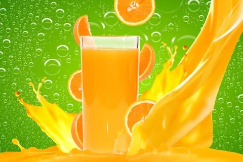 Orange juice Stock-Fotos