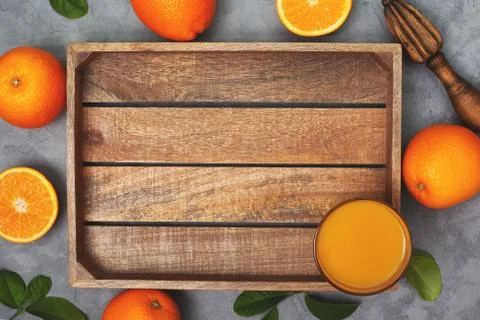 Orange juice Stock Photos