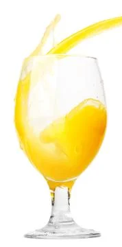 Orange juice Stock Photos