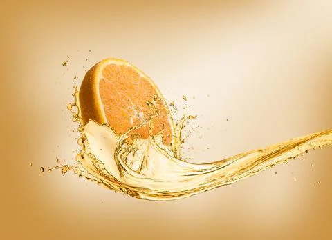 Orange juice Stock Photos